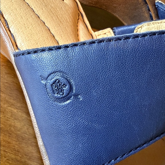 Born Navy Blue Slide Sandals - Picture 4 of 10